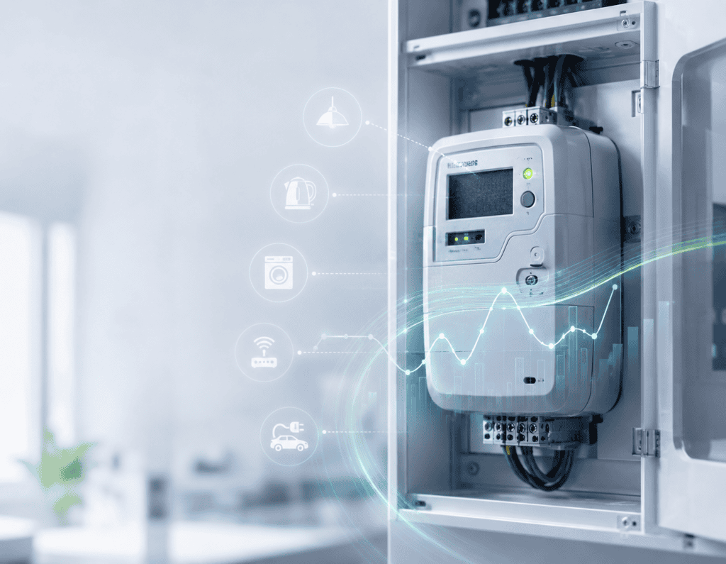 chytrý elektroměr a měření spotřeby domácnosti